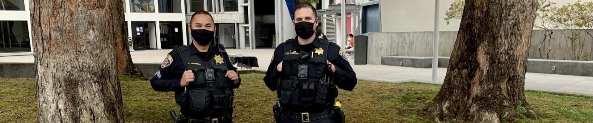 Officers at the Student Union